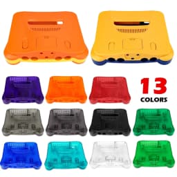 Multi-Colors Replacement Plastic Shell Translucent Case for N64 Replacement Case Transparent Boxes For N64 Console Gaming Access