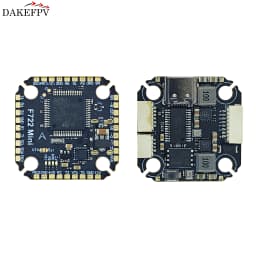 DAKEFPV Mini F722 FC mini stack F722 6S 55A 8S 70A BLS Bluejay ESC 20X20mm Flight Controller for 3inch 4inch 5inch FPV Drone