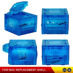 8 COLORS Ice Blue Transparent Housing Replacement Shell Case For Gamecube NGC DOL-001 and DOL-101 Game Console Gaming Accssories