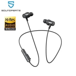 SoundPEATS Q40 HD Wireless Earphones Sport Bluetooth 5.4 Headphones LDAC Hi-Res Audio, 11mm Dual-Magnet Driver, IP67,Fast Charge