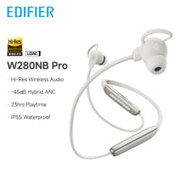 Edifier W280NB Pro Wireless Noise Cancelling Neckband Headphones Bluetooth V5.4 Hi-Res LDAC Sport Earphones IP55 Waterproof