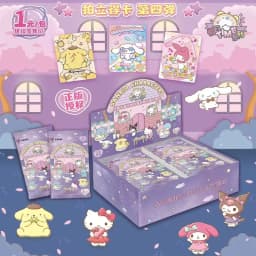 New KABAO Original Sanrio Kuromi Hello Kitty My Melody Shining Collectible Card Game Trading Card Toys For Birthday Gift