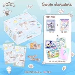 New KABAO Original Sanrio Kuromi Hello Kitty My Melody Shining Collectible Card Game Trading Card Toys For Birthday Gift