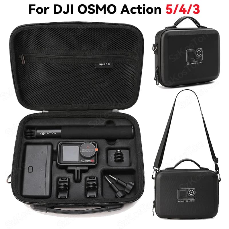 For DJI Osmo Action 5 Pro Action 4 3 Storage Bag Sports Camera Shoulder Protection Bag Portable Travel Prevention Handbag Box 