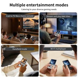 Anbernic RG Rotate Android Handheld Game Console 3.5" IPS 720×720 T618 Retro Gaming Emulator WiFi 3GB+32GB Portable Player