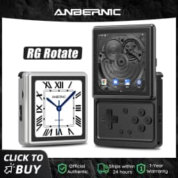 Anbernic RG Rotate Android Handheld Game Console 3.5" IPS 720×720 T618 Retro Gaming Emulator WiFi 3GB+32GB Portable Player