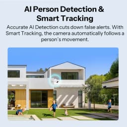 SONOFF CAM-B1P Outdoor Smart Security Camera 2K HD With AI Human Detection IP65 Weatherproof 180° Pan Control Alexa Google Home