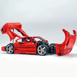 4026PCS Technical LOX Edition F40 Assembly MOC 140629 Building Block Car Supercar Model Adult High Difficulty Racing Toys
