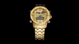 NAVIFORCE Fashion Brand Black Gold Men Watch Fashion Luxury Quartz Wrist Watches Sport Waterproof Stainless Steel Strap NF9234