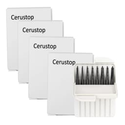 (5 Packs/ 40 Pcs) Phonak Cerustop Wax Guards, for Unitron Widex and GN Resound Hearing Aid Wax Guard Filters