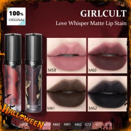 Girlcult Love Whisper Matte Lip Stain,Velvet Matte Texture,Lightweight Non-Drying,Soft-Focus Matte Finish,Edgy Makeup Looks,Gift