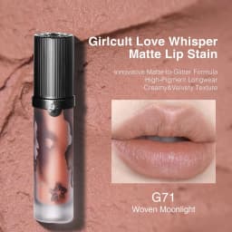 Girlcult Love Whisper Matte Lip Stain,Velvet Matte Texture,Lightweight Non-Drying,Soft-Focus Matte Finish,Edgy Makeup Looks,Gift