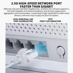 Xiaomi BE5000 Router Wi-Fi 7 Dual-Frequency Mesh Network 2.4/5GHz with 2.5G High-Speed Port IPTV OFDMA Signal Amplifier for Home