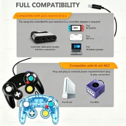 GC Wired Gamecube Controller For Nintend Switch Console Gamepad For Wii/WII U Console For Switch NGC Accessories