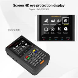 GTMEDIA V8 Finder 2 Satellite Finder Meter DVB-S/S2/S2X 3.5 Inch LCD Display 1080P,Type-C Port Satfinder VS Freesat Finder Meter