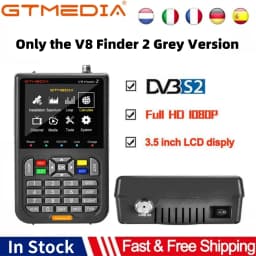 GTMEDIA V8 Finder 2 Satellite Finder Meter DVB-S/S2/S2X 3.5 Inch LCD Display 1080P,Type-C Port Satfinder VS Freesat Finder Meter
