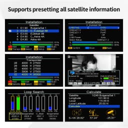 GTMEDIA V8 Finder 2 Satellite Finder Meter DVB-S/S2/S2X 3.5 Inch LCD Display 1080P,Type-C Port Satfinder VS Freesat Finder Meter