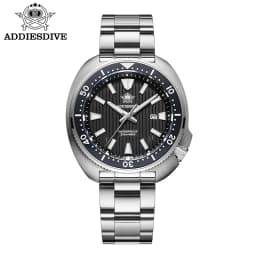 ADDIESDIVE Luxury Men's Watches Stainless Steel Sapphire Crystal Quartz Watch for Men Luminous 20Bar Waterproof NEW Wristwatches