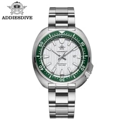 ADDIESDIVE Luxury Men's Watches Stainless Steel Sapphire Crystal Quartz Watch for Men Luminous 20Bar Waterproof NEW Wristwatches