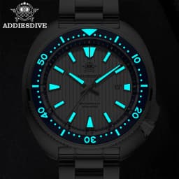 ADDIESDIVE Luxury Men's Watches Stainless Steel Sapphire Crystal Quartz Watch for Men Luminous 20Bar Waterproof NEW Wristwatches
