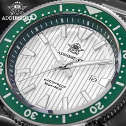 ADDIESDIVE Luxury Men's Watches Stainless Steel Sapphire Crystal Quartz Watch for Men Luminous 20Bar Waterproof NEW Wristwatches