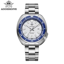 ADDIESDIVE Luxury Men's Watches Stainless Steel Sapphire Crystal Quartz Watch for Men Luminous 20Bar Waterproof NEW Wristwatches