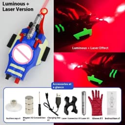 Hot Spider-Man Web Shooters Wrist Launcher Shooters Hot Peter Parker Cosplay Props Shooting Device Set Toy Boy Favorite Toy Gift