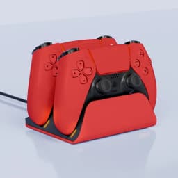 Fast Charging Dock for PS5 Controllers Dual Wireless Gamepad Charger Station PlayStation 5 Charging Stand Accessories