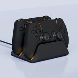 Fast Charging Dock for PS5 Controllers Dual Wireless Gamepad Charger Station PlayStation 5 Charging Stand Accessories
