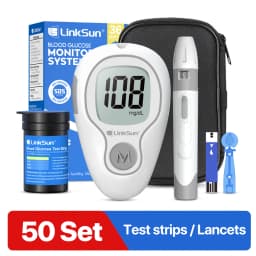 Blood Glucose Meter G-425-3 Diabetes Testing Kit Diabetes Machine Blood Sugar Meter Glucometer Test Strips Lancet 5S Get Results