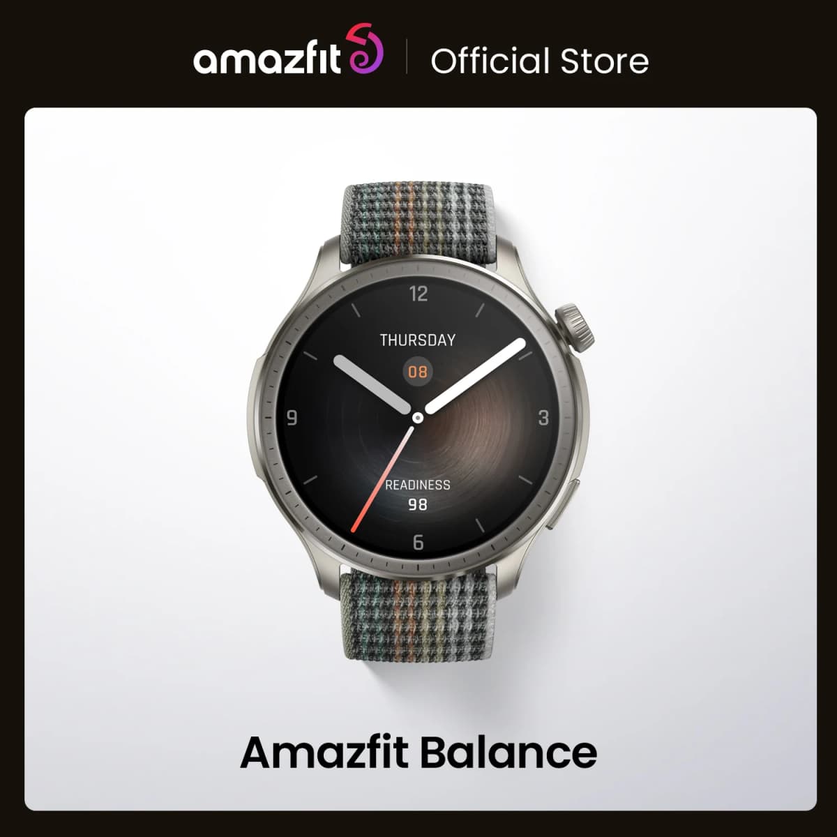 Amazfit Balance 46mm Smart Watch Sleep Coach Dual-Band GPS 150+ Sports Modes Smart Watch Readiness For Android IOS Phone