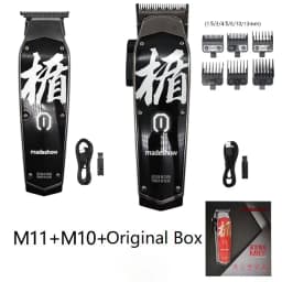 Madeshow M10 Professional Hair Clippers Hair Trimmer for Men Adjustable Cordless Hair cutting Machine For Barbers Beard Trimmer