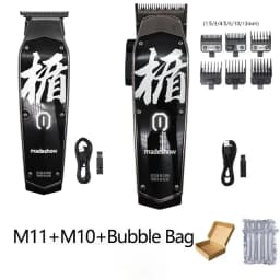 Madeshow M10 Professional Hair Clippers Hair Trimmer for Men Adjustable Cordless Hair cutting Machine For Barbers Beard Trimmer