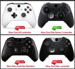 eXtremeRate Clear Full Set Shell w/Buttons Replacement Faceplate Back Plate for Xbox Elite Series 2 Core Controller - Model 1797