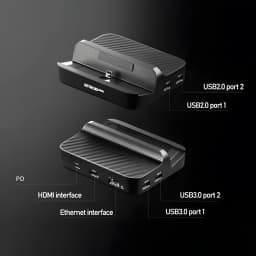 Retroid Pocket 5 Docking Station For Retroid Pocket 4 Pro / RP5 / Retroid Pocket Mini Game Console Dock Accessories Custom