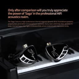 KZ Saga In Ear Earphones Two Different Tuning Music Headphones HiFi Stereo Bass Earbuds Sport Gaming Headset 2PINS Cable