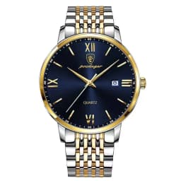POEDAGAR Luxury Sports Men's Wristwatch Stainless Steel Waterproof Date Man Watch High Quality Casual Fashion Quartz Men Watches