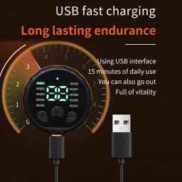 Waist Abdominal Massager Massage Belt Muscle Toner Abdominal Toning Belts USB Recharge Home Gym Fitness Massage Equiment