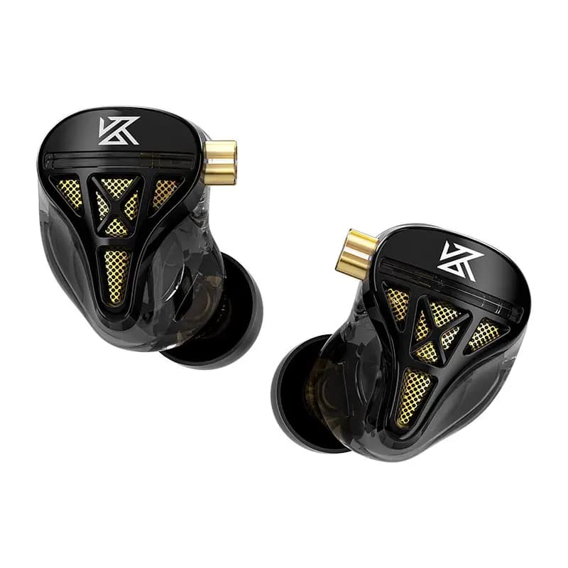 KZ DQS Metal Wired Earphones In Ear Monitor Earbuds Headset HiFi Sport Game Music Headphones With Microphone Detachable Cable