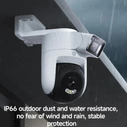 New Xiaomi Outdoor Camera 4 Dual Lens 5MP 3K HD Dual View Monitoring Panoramic Closeup Tracking IP66 Weatherproof AntiTheft - CN