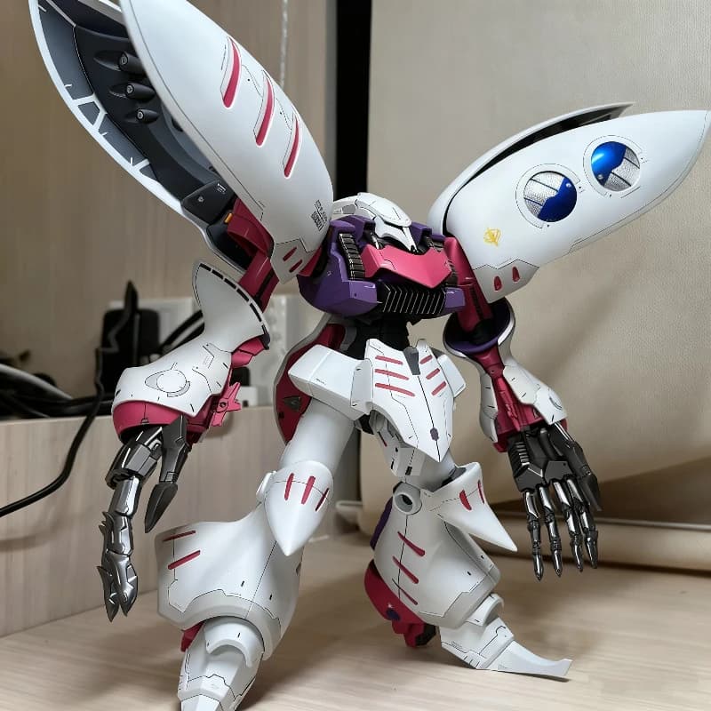 JMS Qubeley Assembly Model Kit HG 1/144 Scale Action Figures Plastic Toy Model Desktop Ornament Exquisite Collection Gifts Boys