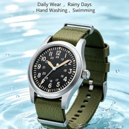 MILITREK 2025 New Military 37mm VH31 Men's Quartz Watch AR Sapphire Stainless Steel Waterproof 10Bar Luminous C3 Reloj Hombre