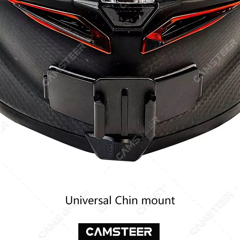 2026 Motorcycle Helmet Chin Mount for GoPro Hero 13 12 11 10 9 Insta360 X5 X4 Ace Pro 2 DJI 5Pro 4 AKASO Camera Accessories