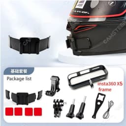2026 Motorcycle Helmet Chin Mount for GoPro Hero 13 12 11 10 9 Insta360 X5 X4 Ace Pro 2 DJI 5Pro 4 AKASO Camera Accessories