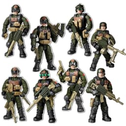 Military Army Soldiers World War SWAT Polices Soldiers Special Forces Model Assembly Building Blocks Bricks Toys Gift 