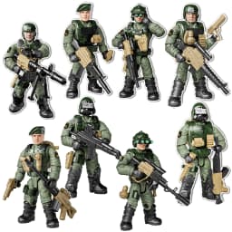 Military Army Soldiers World War SWAT Polices Soldiers Special Forces Model Assembly Building Blocks Bricks Toys Gift 