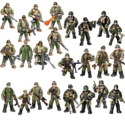 Military Army Soldiers World War SWAT Polices Soldiers Special Forces Model Assembly Building Blocks Bricks Toys Gift 