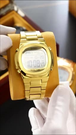 SKMEI 2004 Luxury Digital Watch for Men Sport Calendar Steel Waterproof Electronic Men Wristwatches Led Alarm Clock Reloj Hombre