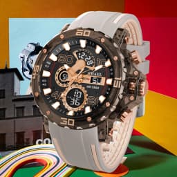 Military Watches Men Watch 2025 New 50M Waterproof Wristwatch Stopwatch Alarm LED Light Digital Watches 8136 Men's Sports Watch