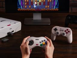 8BitDo Retro Receiver Adapter for Saturn, Windows 11/ 12, Compatible with Xbox Series, Xbox One, Switch Pro, PS5, PS4 Controller